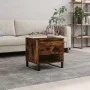 Smoked oak engineered wood coffee table 50x46x50 cm by , Coffee table - Ref: Foro24-830934, Price: 40,29 €, Discount: %