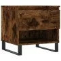 Mesa de centro madera de ingeniería roble ahumado 50x46x50 cm de , Mesas de centro - Ref: Foro24-830934, Precio: 40,29 €, Des...