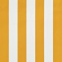 Toldo retráctil amarillo y blanco 100x150 cm
