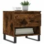 Smoked oak engineered wood coffee table 50x46x50 cm by , Coffee table - Ref: Foro24-830934, Price: 40,29 €, Discount: %