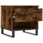 Smoked oak engineered wood coffee table 50x46x50 cm by , Coffee table - Ref: Foro24-830934, Price: 40,29 €, Discount: %