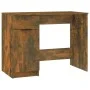 Schreibtisch aus geräuchertem Eichensperrholz, 100 x 50 x 75 cm von , Schreibtische - Ref: Foro24-817126, Preis: 86,65 €, Rab...
