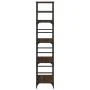 Estantería de madera de ingeniería marrón roble 50x33x153 cm de , Librerías y estanterías - Ref: Foro24-835278, Precio: 69,82...