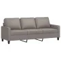 Sofa set with cushions 3 pieces taupe gray fabric by , Sofas - Ref: Foro24-3201475, Price: 534,00 €, Discount: %