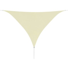Toldo de vela triangular tela Oxford color crema 5x5x5 m by vidaXL, Umbrellas - Ref: Foro24-42301, Price: 40,38 €, Discount: %