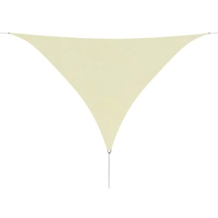 Toldo de vela triangular tela Oxford color crema 5x5x5 m by vidaXL, Umbrellas - Ref: Foro24-42301, Price: 52,91 €, Discount: %