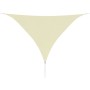 Toldo de vela triangular tela Oxford color crema 5x5x5 m by vidaXL, Umbrellas - Ref: Foro24-42301, Price: 40,38 €, Discount: %