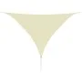 Toldo de vela triangular tela Oxford color crema 5x5x5 m by vidaXL, Umbrellas - Ref: Foro24-42301, Price: 52,91 €, Discount: %
