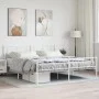 Metallbettgestell mit Kopf- und Fußteil weiß 183x213 cm von , Betten und Lattenroste - Ref: Foro24-372251, Preis: 115,74 €, R...