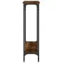 Smoked oak engineered wood console table 100x22.5x75 cm by , Side tables - Ref: Foro24-834017, Price: 39,95 €, Discount: %