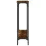Konsolentisch aus geräuchertem Eichenholzwerkstoff, 75 x 22,5 x 75 cm von , Seitentische - Ref: Foro24-834022, Preis: 34,22 €...