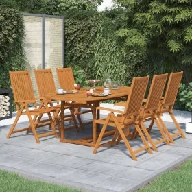 Garden dining set 7 pieces solid acacia wood by vidaXL, Garden sets - Ref: Foro24-41814, Price: 675,20 €, Discount: %