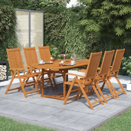 Garden dining set 7 pieces solid acacia wood by vidaXL, Garden sets - Ref: Foro24-41814, Price: 676,11 €, Discount: %