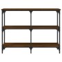 Oak brown engineered wood console table 100x29x75 cm by , Side tables - Ref: Foro24-834104, Price: 53,81 €, Discount: %