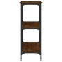 Oak brown engineered wood console table 100x29x75 cm by , Side tables - Ref: Foro24-834104, Price: 53,81 €, Discount: %
