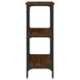 Oak brown engineered wood console table 100x29x75 cm by , Side tables - Ref: Foro24-834104, Price: 53,13 €, Discount: %