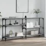 Sonoma gray engineered wood console table 160x29x75 cm by , Side tables - Ref: Foro24-834088, Price: 72,99 €, Discount: %