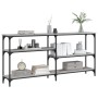 Mesa consola madera de ingeniería gris Sonoma 160x29x75 cm de , Mesas auxiliares - Ref: Foro24-834088, Precio: 73,92 €, Descu...