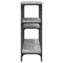 Sonoma gray engineered wood console table 160x29x75 cm by , Side tables - Ref: Foro24-834088, Price: 72,99 €, Discount: %