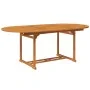 Set de comedor de jardín 7 piezas madera maciza de acacia de vidaXL, Conjuntos de jardín - Ref: Foro24-41814, Precio: 674,95 ...