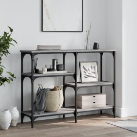 Sonoma grauer Konsolentisch aus Holzwerkstoff, 102 x 29 x 75 cm von , Seitentische - Ref: Foro24-834083, Preis: 58,82 €, Raba...