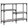 Sonoma gray engineered wood console table 102x29x75 cm by , Side tables - Ref: Foro24-834083, Price: 58,82 €, Discount: %