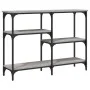 Sonoma gray engineered wood console table 102x29x75 cm by , Side tables - Ref: Foro24-834083, Price: 58,06 €, Discount: %