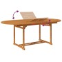 Garden dining set 7 pieces solid acacia wood by vidaXL, Garden sets - Ref: Foro24-41814, Price: 676,11 €, Discount: %