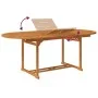 Set de comedor de jardín 7 piezas madera maciza de acacia de vidaXL, Conjuntos de jardín - Ref: Foro24-41814, Precio: 674,95 ...