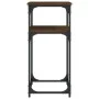 Konsolentisch aus eichenbraunem Holzwerkstoff, 75 x 35,5 x 75 cm von , Seitentische - Ref: Foro24-834074, Preis: 45,60 €, Rab...