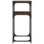 Oak brown engineered wood console table 75x35.5x75 cm by , Side tables - Ref: Foro24-834074, Price: 46,19 €, Discount: %