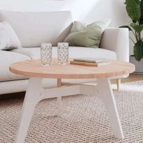 Round solid beech wood board Ø80x2.5 cm by , Table tops - Ref: Foro24-355918, Price: 88,17 €, Discount: %