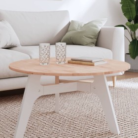 Tablero redondo de madera maciza de haya Ø80x1,5cm de , Tableros para mesas - Ref: Foro24-355911, Precio: 84,76 €, Descuento: %