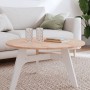 Rundes Brett aus massivem Buchenholz Ø80x1,5cm von , Tischplatten - Ref: Foro24-355911, Preis: 84,76 €, Rabatt: %