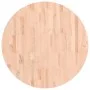 Rundes Brett aus massivem Buchenholz Ø80x1,5cm von , Tischplatten - Ref: Foro24-355911, Preis: 84,81 €, Rabatt: %