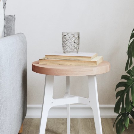 Round solid beech wood board Ø30x2.5 cm by , Table tops - Ref: Foro24-355913, Price: 19,99 €, Discount: %