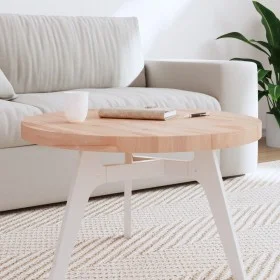 Round solid beech wood board Ø70x4 cm by , Table tops - Ref: Foro24-355924, Price: 77,86 €, Discount: %