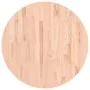Tablero redondo de madera maciza de haya Ø70x4 cm de , Tableros para mesas - Ref: Foro24-355924, Precio: 77,86 €, Descuento: %