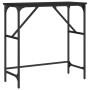 Mesa consola madera de ingeniería negra 75x32x75 cm de , Mesas auxiliares - Ref: Foro24-834060, Precio: 37,90 €, Descuento: %