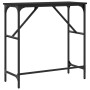 Mesa consola madera de ingeniería negra 75x32x75 cm de , Mesas auxiliares - Ref: Foro24-834060, Precio: 37,90 €, Descuento: %