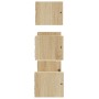 Wandregale mit Stangen, 3 Stück, Holzwerkstoff, Sonoma-Eiche von , Regale und Regale - Ref: Foro24-835445, Preis: 23,17 €, Ra...
