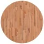 Round solid beech wood board Ø90x4 cm by , Table tops - Ref: Foro24-355947, Price: 176,45 €, Discount: %