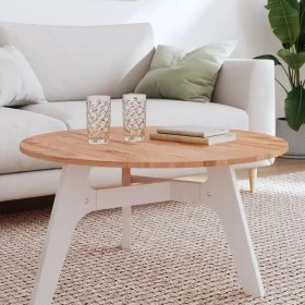 Round solid beech wood board Ø80x1.5cm by , Table tops - Ref: Foro24-355932, Price: 68,76 €, Discount: %