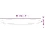 Tablero redondo de madera maciza de haya Ø80x1,5cm de , Tableros para mesas - Ref: Foro24-355932, Precio: 69,88 €, Descuento: %