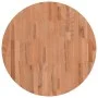 Round solid beech wood board Ø70x4 cm by , Table tops - Ref: Foro24-355945, Price: 106,03 €, Discount: %