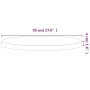 Rundes Brett aus massivem Buchenholz Ø70x4 cm von , Tischplatten - Ref: Foro24-355945, Preis: 109,88 €, Rabatt: %