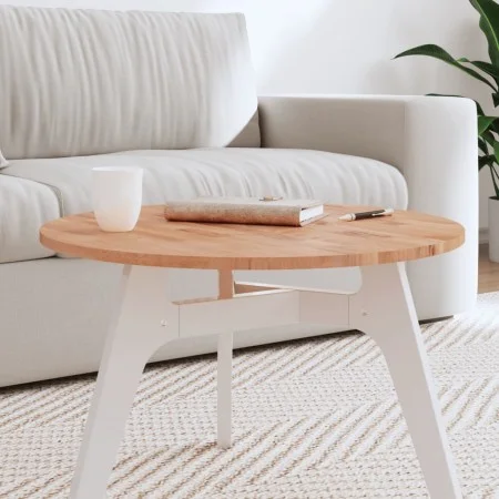 Tablero redondo de madera maciza de haya Ø60x1,5 cm de , Tableros para mesas - Ref: Foro24-355930, Precio: 46,74 €, Descuento: %