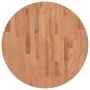 Round solid beech wood board Ø60x1.5 cm by , Table tops - Ref: Foro24-355930, Price: 44,87 €, Discount: %