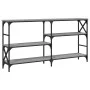 Sonoma gray engineered wood console table 150x29x76.5 cm by , Side tables - Ref: Foro24-835472, Price: 69,56 €, Discount: %