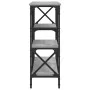 Sonoma gray engineered wood console table 150x29x76.5 cm by , Side tables - Ref: Foro24-835472, Price: 69,56 €, Discount: %